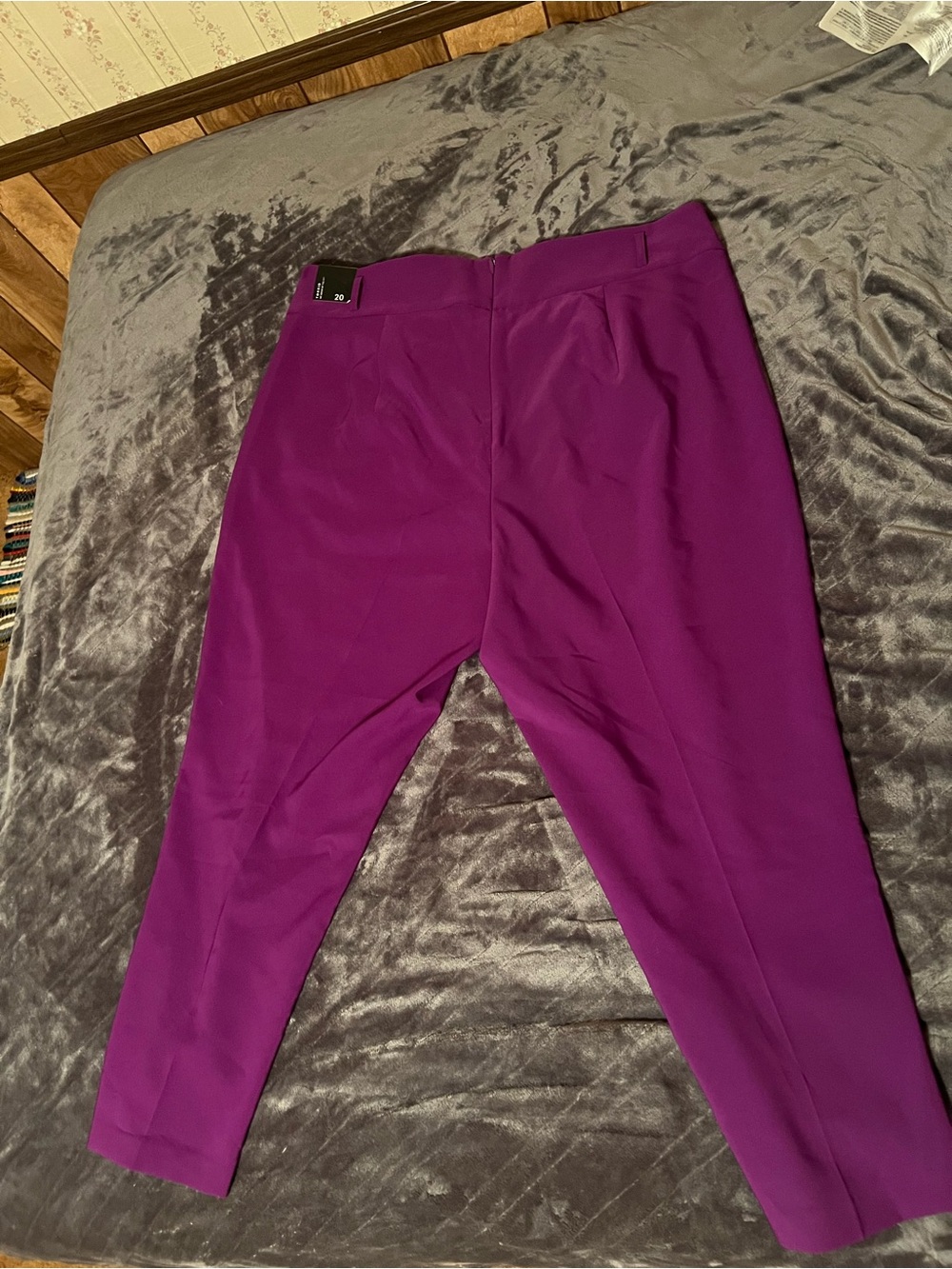 torrid Bold Plum Ponte Ankle Pants